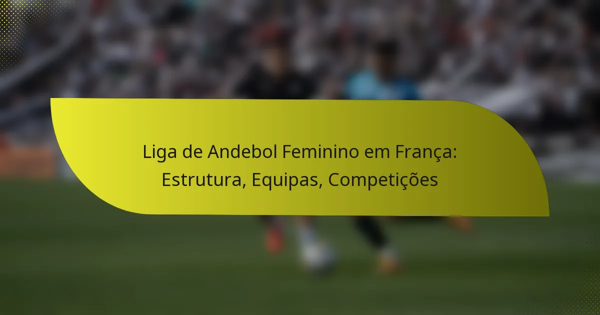 Liga de Andebol Feminino em França: Estrutura, Equipas, Competições
